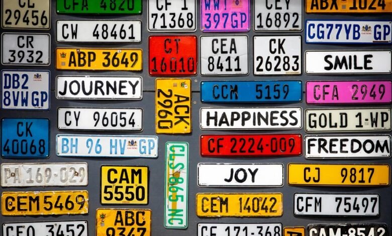 autonomous number license plate
