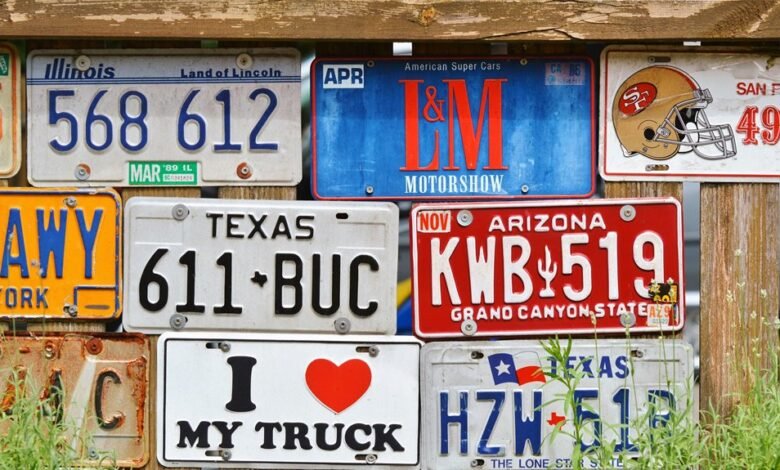 license plates around world