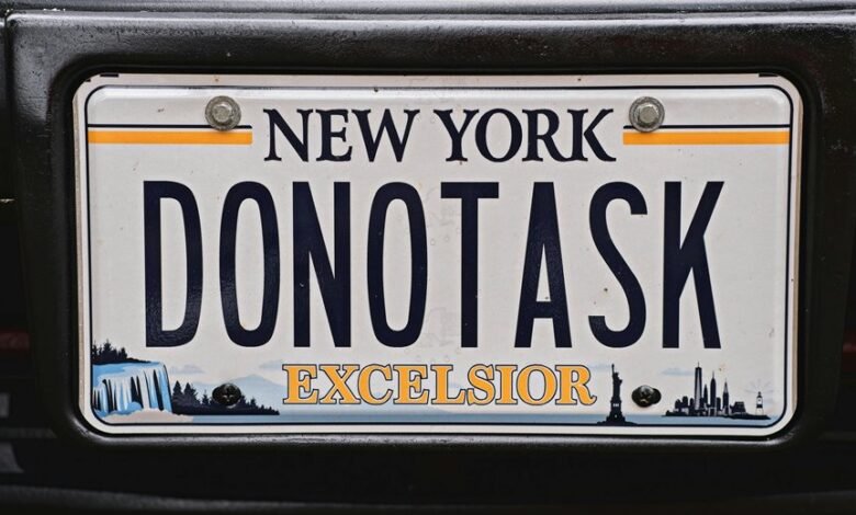 vehicle license plate number
