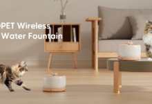 wopet wireless pet water fountain