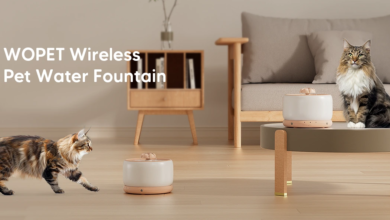 wopet wireless pet water fountain